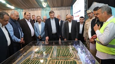 وزير الزراعة : اعمار محطة الشيخ زويد هي رسالة للعالم بأن سيناء تخطت الحروب