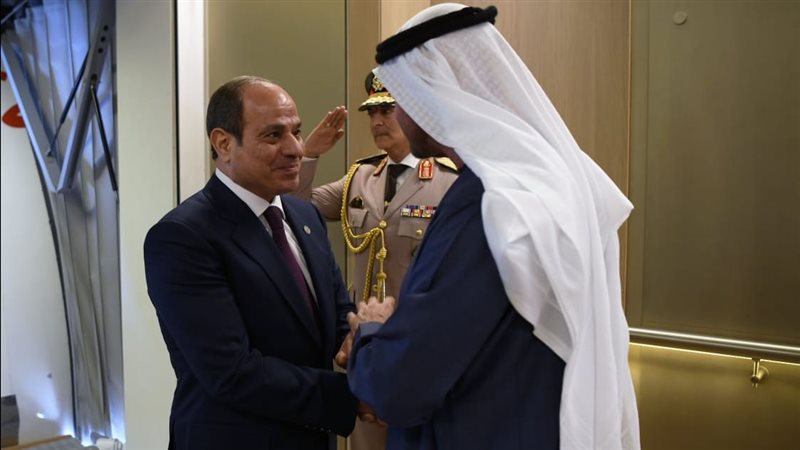 الرئيس السيسي والإماراتي