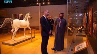 صور.. الأمير السعودي محمد بن سلمان يتجول مع ولي عهد بريطانيا  في الدرعية 