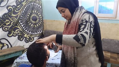 جامعة قنا تنظم قافلة طبية  بشرية  بقرية البراهمة  نجع الكولا 