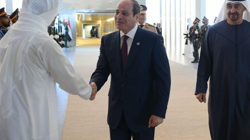 السيسي ونظيره الإماراتي
