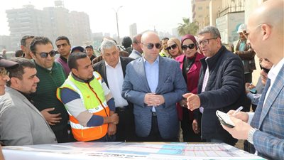 محافظ بنى سويف يؤكد أهمية دعم كوبري المشاة بالشاملة بمصاعد كهربية