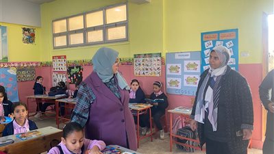 جولة ميدانية لوكيل وزارة التعليم بالسويس لمتابعة سير العملية التعليمية