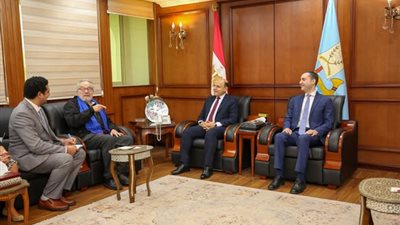 محافظ كفرالشيخ يستقبل وفد الأمم المتحدة لمناقشة سبل تعزيز منظومة مياه الشرب 