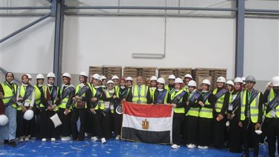 لتوسيع مدارك الطلاب ..مجمع مصانع الوطنية للأسمنت يستضيف طلاب بنى سويف 