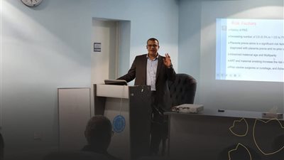 يوم علمي وورشة عمل متخصصة حول طيف المشيمة المتقدمة بمجمع السويس الطبي