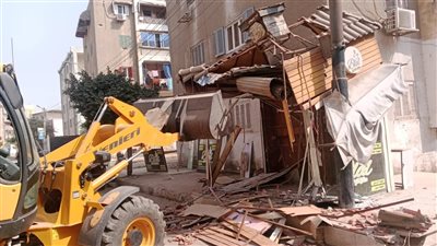 الوحدة المحلية ببني سويف تنفذ حملة لرفع 319 حالة إشغال وتحسين النظافة