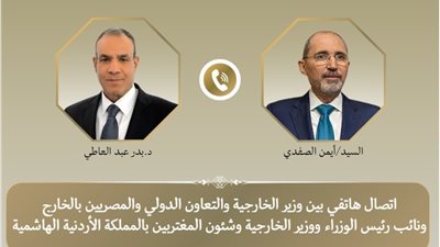 وزير الخارجية ونظيره الأردني يناقشان خطة ترامب لقطاع غزة 