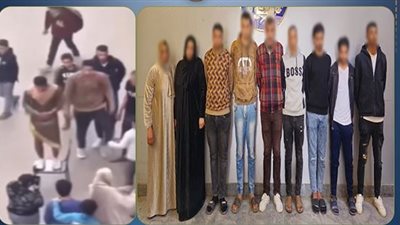 القبض على 9 أشخاص لقيامهم  بضرب شاب وإجباره على إرتداء ملابس نسائية بالقيوبية 