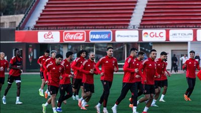 الأهلي يستأنف تدريباته في التتش استعدادًا لمباراة الجونة