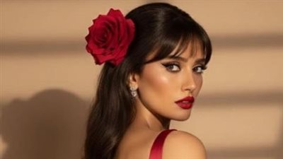 بالأحمر والإسود.. زينة تحتفل بعيد الحب بطريقة مثيرة |صور                