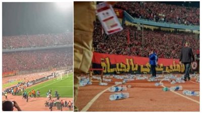بعد أحداث الشغب.. الاتحاد الأفريقي يدين ما حدث في مباراة الأهلي والجيش الملكي 
