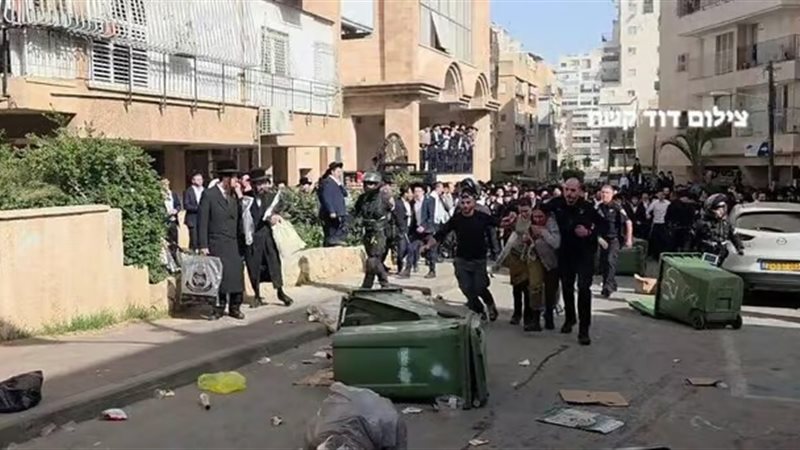 مظاهرات بني براك