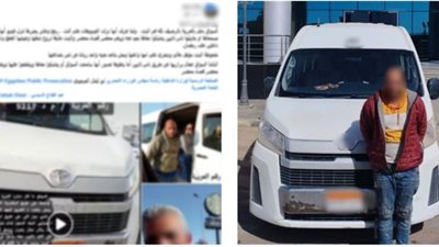 القبض على سائق دهس بضائع سيدة و فر هاربا خشية المسائلة 