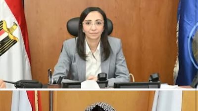 القومي للمرأة يهنيء جاكلين عازر محافظ البحيرة حنان مجدي نور الدين محمد 