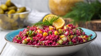 سلطة رمضانية غير تقليدية؟ الفريكة والبنجر بالليمون هي الحل 	