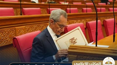 المستشار هاني حنا يحضر الجلسة العامة لمجلس النواب لمناقشة قانون سجل المستوردين