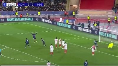 أهداف ونتيجة مباراة باريس سان جيرمان وموناكو الشوط الثاني (3-2) بدوري الأبطال