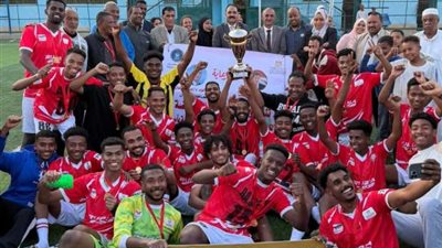 مركز شباب أبو سمبل يتوج بدوري مراكز الشباب بمحافظة أسوان