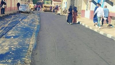 استكمال أعمال رصف ورفع كفاءة شوارع أسيوط ضمن الخطة الاستثمارية