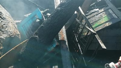 السيطرة على حريق بحوش منزل في نجع الطينة بسوهاج دون خسائر بشرية