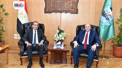محافظ الفيوم يستقبل رئيس الجامعة للتهنئة بتجديد ثقة القيادة السياسية