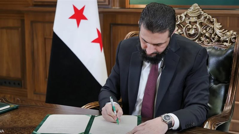أصدر الرئيس السوري