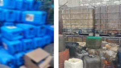ببيانات مزيفة وعلامات مقلدة.. ضبط 30 طن زيوت سيارات مغشوشة بإيتاي البارود