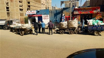 ضبط 24 كارو وتروسيكل خلال حملات مكثفة لمواجهة النباشين والفرز العشوائي بالجيزة