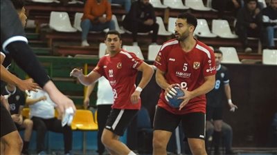 فريق رجال يد الأهلي يفوز على الجزيرة في مسابقة الدوري