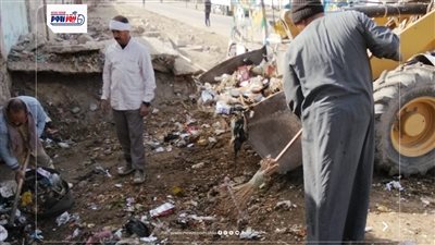 حملات للنظافة العامة وصيانة الإنارة وتمهيد الطرق في سنورس ويوسف الصديق بالفيوم
