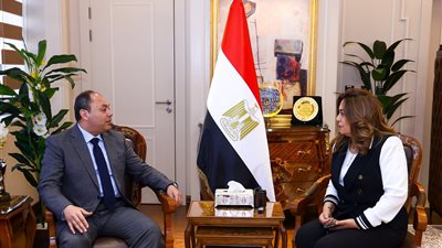 وزيرة التنمية تتابع مع رئيس هيئة تنمية الصعيد المشروعات التنموية الجارية