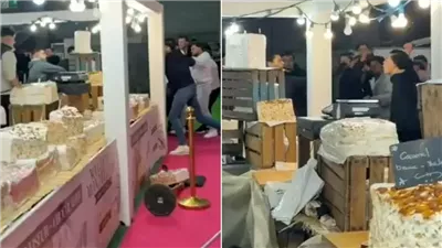  شجار بالأجبان| لحظة استخدام المزارعين الفرنسيين ألواح الجبن كأسلحة
