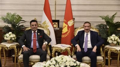 محافظ بورسعيد يستقبل رئيس حزب الوعي والوفد المرافق له