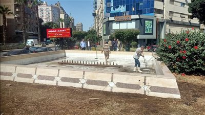 محافظ الجيزة يتابع جهود رفع كفاءة وتجميل عدد من الميادين بحي العجوزة