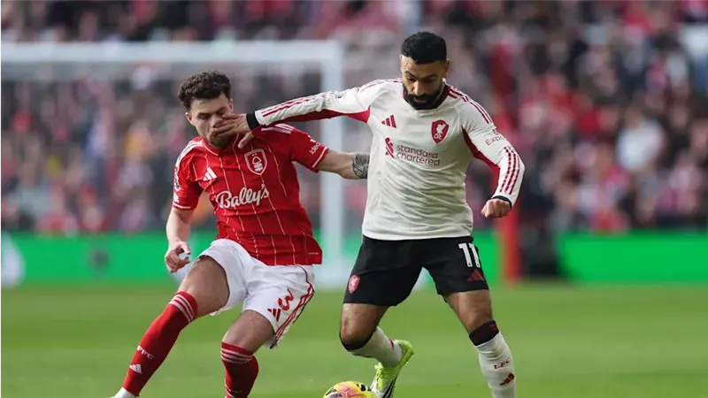 محمد صلاح في مباراة