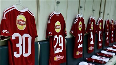 صور غرفة ملابس النادي الأهلي قبل مواجهة سموحة في الدوري
