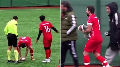 مشهد إنساني بتركيا.. لاعب تركي ينقذ طائر نورس ب 