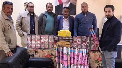 ضبط 55600 قطعة ألعاب نارية مختلفة الأحجام في حملات مكبرة بسوهاج 