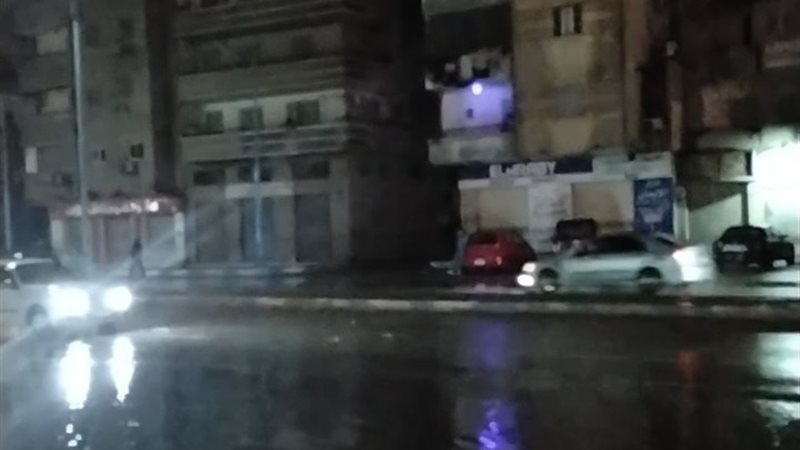 جانب من الأمطار 