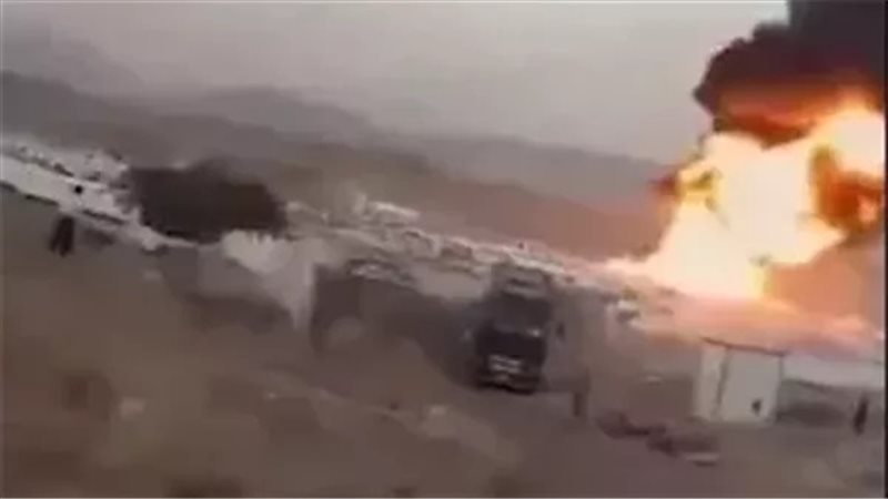 انفجار صهريج أثناء