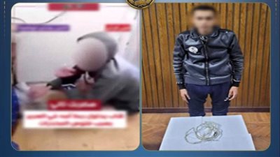 ضبط شاب اعتدى على والدته وحاول صعقها بسلك كهربائي في الإسكندرية