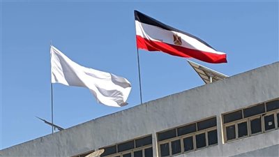 حقيقة الصورة المتداولة لعلم مصر فوق احد المباني الحكومية بقنا