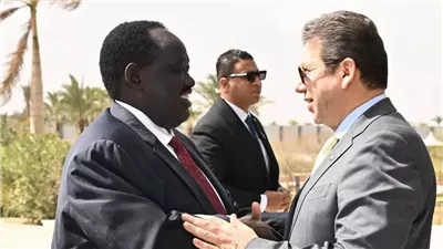 لبحث عدد من القضايا الإقليمية.. رئيس المخابرات العامة يستقبل وفد جنوب السودان