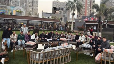 نجوم الأهلي على العهد للجماهير في مأدبة تريزيجيه الرمضانية 