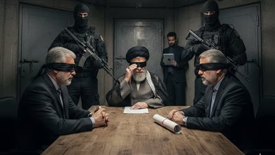 المسؤولون الإيرانيون يلتقون بخامنئي معصوبي الأعين.. وأبناؤه يحكمون البلاد
