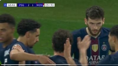 نتيجة وملخص مباراة باريس سان جيرمان وموناكو الشوط الثاني (2-2) بدوري الأبطال