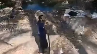 رماها في الترعة وضربها بالشوم.. الأمن يفحص فيديو اعتداء شخص على سيدة بدمنهور