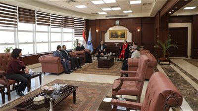وفد الإنجيلية يهنئون الدكتور وليد البرقي بتوليه منصب محافظ البحر الأحمر