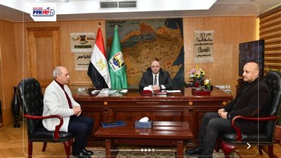 محافظ الفيوم يستقبل رئيس شركة الغاز للتهنئة بتجديد ثقة القيادة السياسية